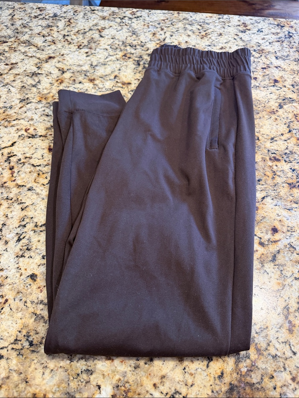 Black Athletic Jogger Pants - Elastic Waist